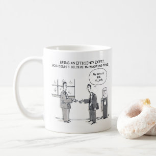 Efficiency Expert right hand cartoon mug