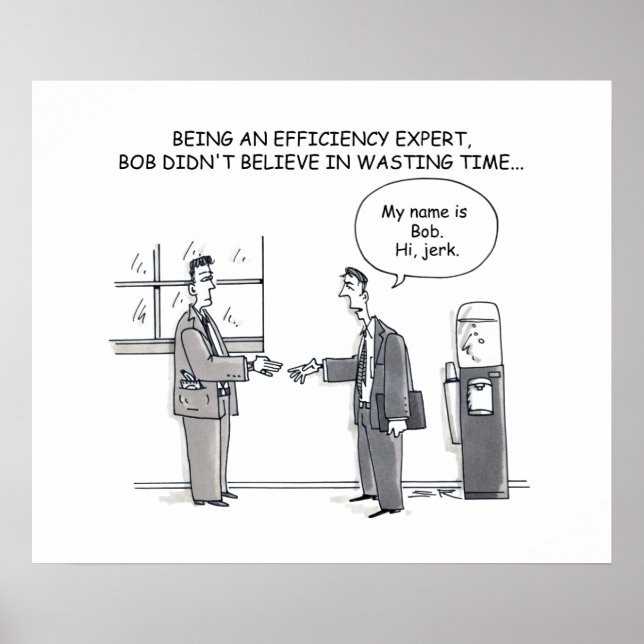 Efficiency Expert value matte poster (Front)