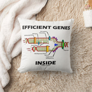 Efficient Genes Inside DNA Replication Humour Cushion