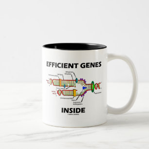 Efficient Genes Inside (DNA Replication) Two-Tone Coffee Mug