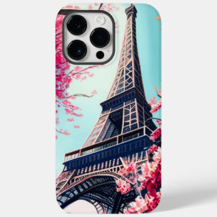 Effiel Tower in Spring Case-Mate iPhone 14 Pro Max Case