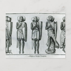 Effigies of Knight Templars Postcard