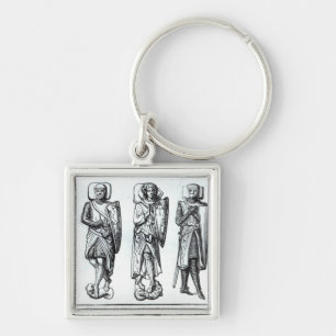 Effigies of Knights Templars Key Ring