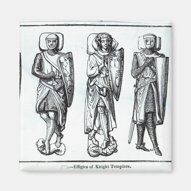 Effigies of Knights Templars Magnet (Front)