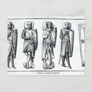 Effigies of Knights Templars Postcard