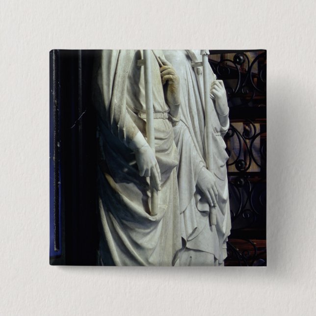 Effigies of Philippe III 15 Cm Square Badge (Front)