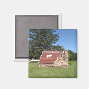 Effigy Mounds National Monument Entrance Sign Magnet