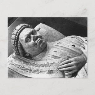 Effigy of Duc Jean de Berry Count of Poitiers Postcard