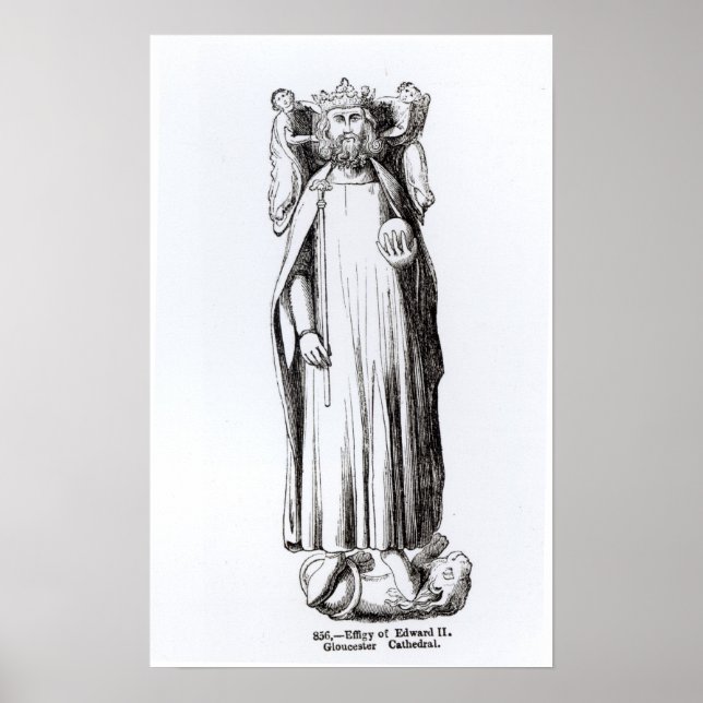 Effigy of Edward II  from Gloucester Cathedral Poster (Front)