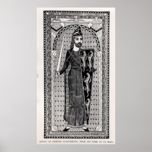 Effigy of Geoffrey Plantagenet Poster