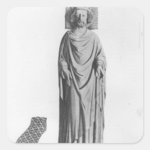 Effigy of King Henry III Square Sticker