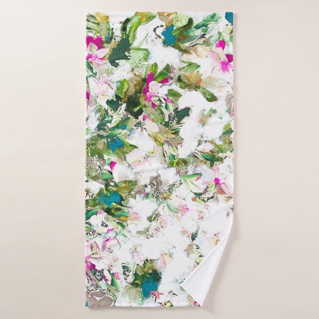 Efflorescence #4 bath towel (Bath Towel)