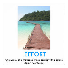 EFFORT motivational poster