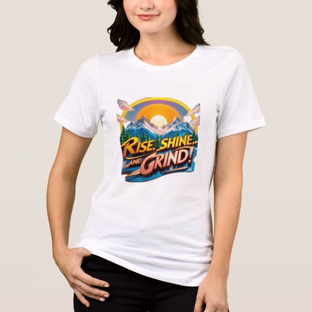 "Effortless Style: Bella+Canvas Women's Tri-Blend  Shirt (Front)