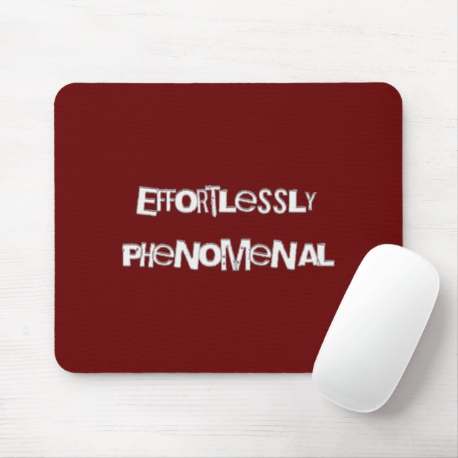 Effortlessly Phenomenal Mousepad (With Mouse)