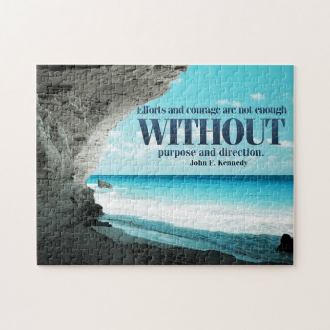 Efforts and Courage Custom Puzzle (Horizontal)