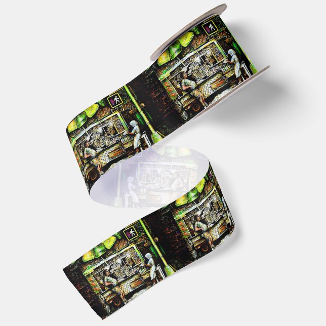 Effulgent Satin Ribbon (Front+Back)