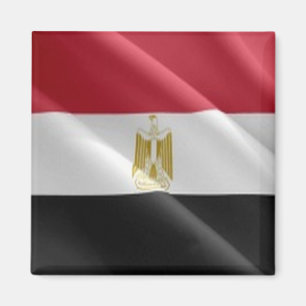 EG - Egypt - Flag Waving Magnet