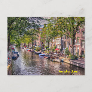 Egalantiersgracht, Amsterdam, Netherlands Postcard