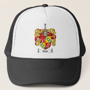 EGAN FAMILY CREST -  EGAN COAT OF ARMS TRUCKER HAT