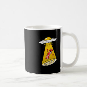 Egg Abducting Bacon Funny Alien Ufo Breakfast Gala Coffee Mug