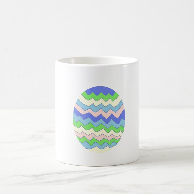 egg abstract art coffee mug (Center)