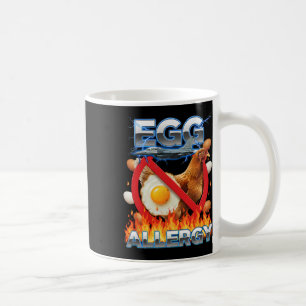 Egg Allergy Egg Free Funny Chicken Food Allergy Fo Coffee Mug