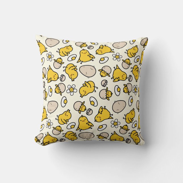 Egg and Chick Cushion (Front)
