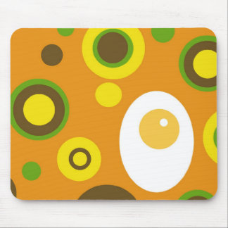 Egg and Polka Dots! Mouse Pad