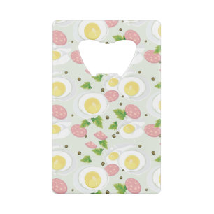 Egg and Sausage Pattern