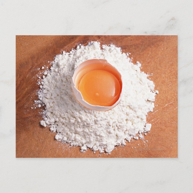 Egg and Wheat Flour Postcard (Front)