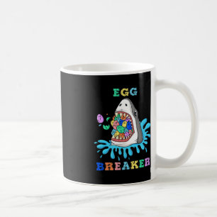 Egg Breaker Shark Easter Fun Boys Girls Kids  Coffee Mug