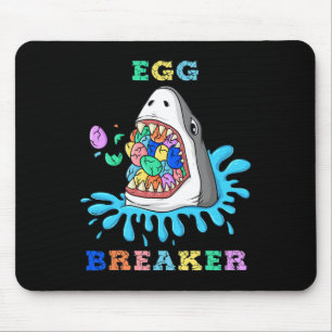 Egg Breaker Shark Easter Fun Boys Girls Kids Mouse Pad