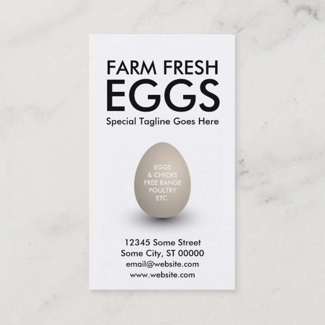 egg business card (Back)