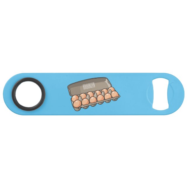 Egg carton cartoon illustration  (Front (Horizontal))