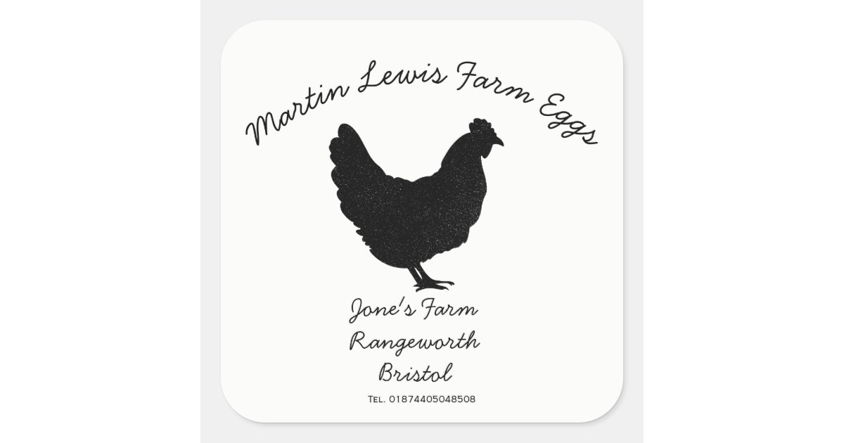 Egg Carton Label customise egg box free range | Zazzle.com.au