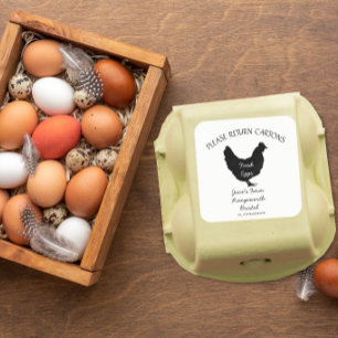 Egg Carton Label customise egg box free range