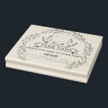 Egg Carton Stamp for Vintage Rustic Farm<br><div class="desc">This egg carton stamp is perfect for your egg farm buisness! It will add a beautiful aesthetic to egg cartons, labels, and other paper products. Its vintage design gives an excellent base while allowing for personalisation with wording. If you would like to customise this stamp by changing fonts, sizing and...</div>