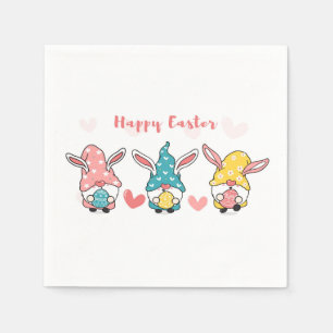 Egg-cellent Easter Gnomes Napkin