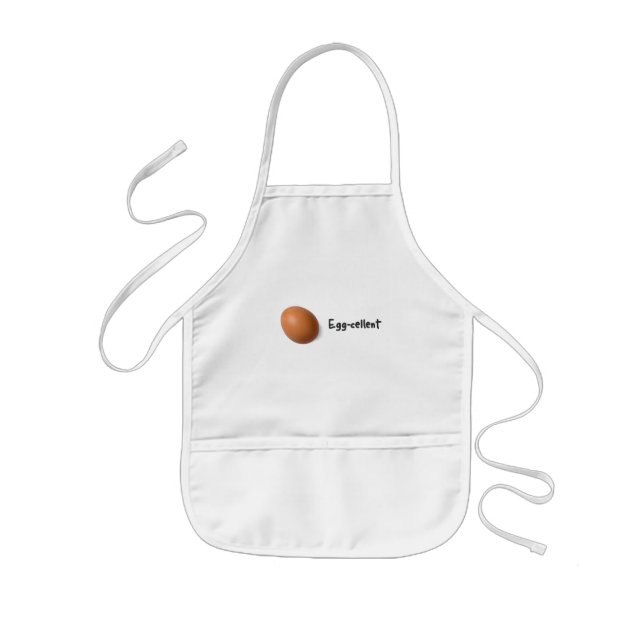 Egg-cellent Egg  Kids Easter Apron (Front)