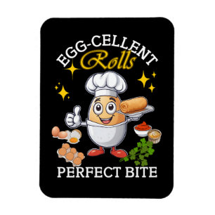 Egg-cellent Rolls Perfect Bite Magnet