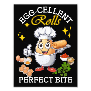 Egg-cellent Rolls Perfect Bite Photo Print