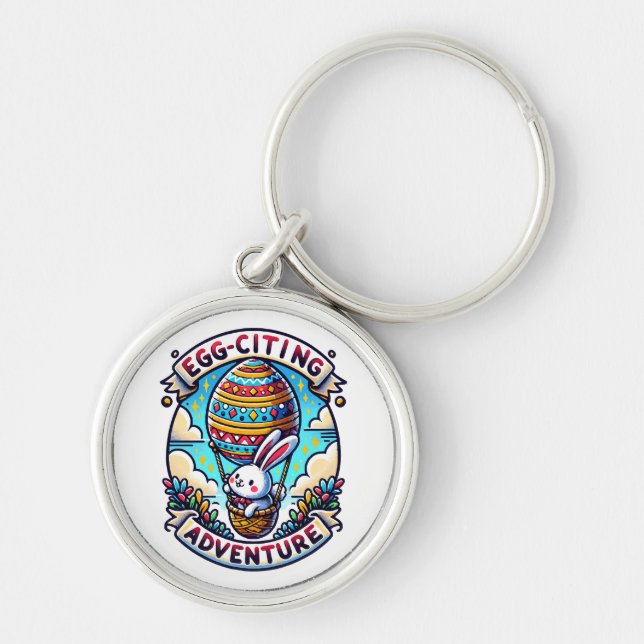 Egg-Citing Adventure Key Ring (Front)