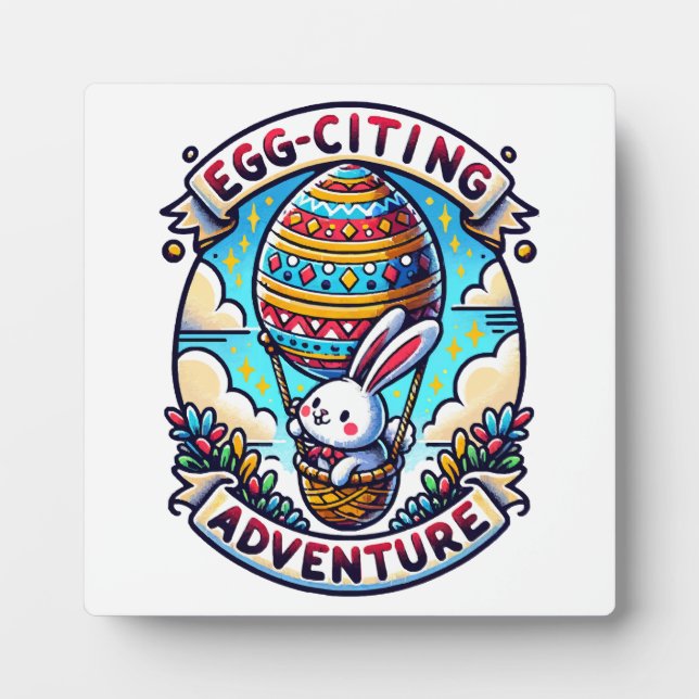 Egg-Citing Adventure Plaque (Front)