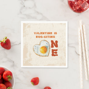 Egg-Citing Baby BBQ First Birthday Napkin