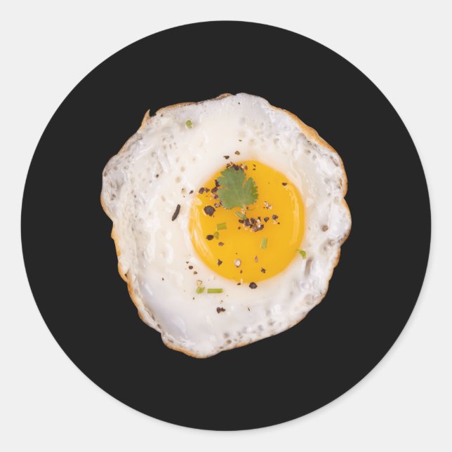 Egg Costume Funny Halloween Egg Christmas Party Fo Classic Round Sticker (Front)