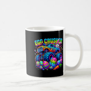 Egg Crusher Monster Truck Easter Bunny Boys Kids Coffee Mug