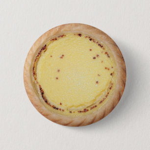 Egg Custard Tart 6 Cm Round Badge