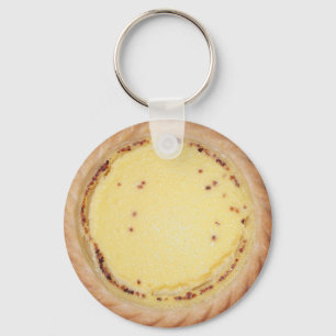 Egg Custard Tart Key Ring