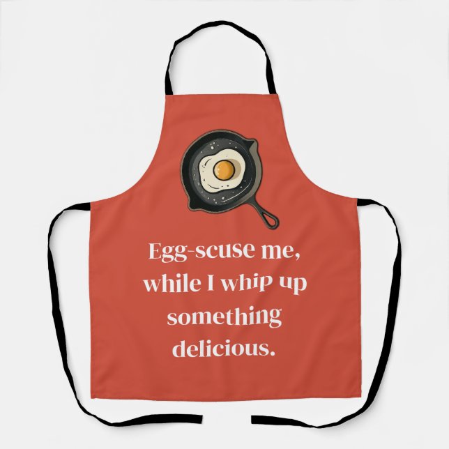 Egg design kitchen apron (Front)